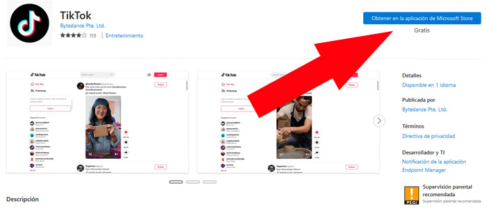 Tik Tok para pc